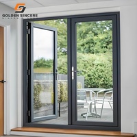 Porte-fenêtre insonorisée de haute qualité GS Villas, porte en aluminium sur mesure