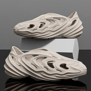 Deran OEM sandali estivi da uomo alla moda EVA Baotou con plateau impermeabile traspirante con Design a foro Anti-scivoloso con suola stampata - Product Image 3