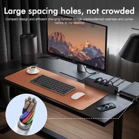 Protector de Sobretensión para Enchufes Múltiples, Cable de Extensión, Estación de Carga de Pared, para Hogar, Oficina, Dormitorio