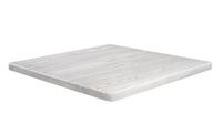 Planche de restaurant en bois massif, table carrée/rectangulaire en bois de frêne rustique