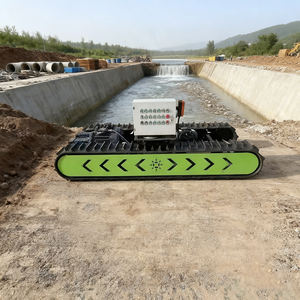 שלדת זחל חכמה מפלדת פחמן, נשלטת מרחוק לכל סוגי השטח, מונעת במנוע חשמלי קטן DC, חדשה, בעלת כושר נשיאה של 2 טון. - Product Image 3