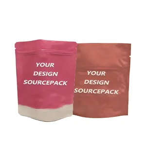 Sachet refermable brillant vert 500g 1000g, résistant à l'humidité, écologique, pour salades, aliments pour bébés, aliments pour animaux, collations, lait, gelée - Product Image 5