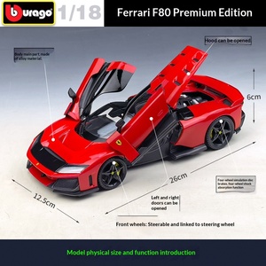 Bburago Coche <span class=keywords><strong>de</strong></span> Juguete a <span class=keywords><strong>Escala</strong></span> <span class=keywords><strong>1</strong></span>:<span class=keywords><strong>18</strong></span> Ferrari F80 Stradale Assetto Fiorano <span class=keywords><strong>de</strong></span> Aleación, Venta al por Mayor <span class=keywords><strong>de</strong></span> <span class=keywords><strong>Coches</strong></span> <span class=keywords><strong>de</strong></span> Juguete Fundidos a Presión Personalizados para Niños - Product Image 4