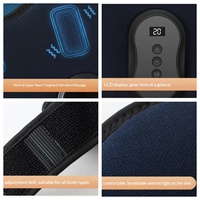 Correcteur de posture multifonctionnel CYANMED avec masseur dorsal vibrant et compresse chaude intégrée, batterie au lithium intégrée