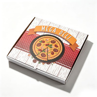 Boîtes à pizza personnalisées en gros, carton ondulé épais, imperméable, de qualité alimentaire, recyclable, design personnalisé gratuit, magnétique