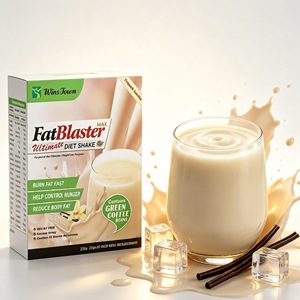 Café vert aromatisé à la <span class=keywords><strong>vanille</strong></span> nutritif, faible en gras, riches en vitamines et minéraux, satisfont la faim, délicieux smoothie, milkshake - Product Image 1