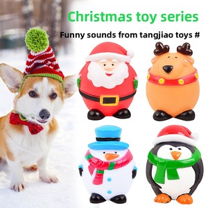 Juguete de Peluche con Sonido en Forma de Reno, Muñeco de Nieve y Pingüino para <span class=keywords><strong>Perros</strong></span>, para Masticar y Limpiar los Dientes - Product Image 5