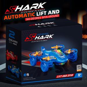 Avion télécommandé électrique en forme de requin, 4 canaux, portée 3000m, batterie au lithium, construction en plastique durable - Product Image 1