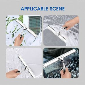 <span class=keywords><strong>Limpiador</strong></span> de Ventanas Profesional y Duradero de Acero Inoxidable con Goma para <span class=keywords><strong>Ducha</strong></span> y Lavado de Autos - Product Image 6