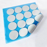 CPU GPU haute température en silicone conducteur bleu/blanc de 3mm d'épaisseur