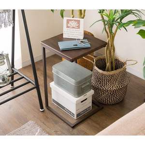 Mesa de Centro Moderna de Metal Estrecha para Sala de Estar en Apartamentos Tipo Estudio - Product Image 3