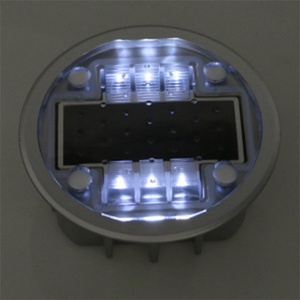 Marcadores de Pavimento Solares Reflectantes e Impermeables, Tachuelas Solares de 2 Vías, Ojos de Gato para Seguridad Vial, Tachuelas Solares LED para Carreteras - Product Image 6