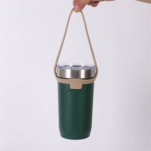 Vaso Térmico Moderno de Acero Inoxidable de Doble Pared de 30 oz con Aislamiento al Vacío, 8 Colores, para Coche, con Tapa/Pajita/Asa, Logotipo Personalizado, Mantiene las Bebidas Frías/Calientes - Product Image 1