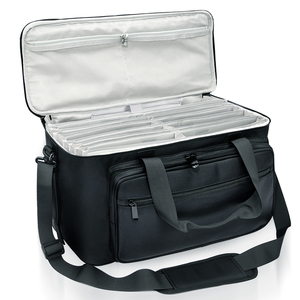 Free Sample DJ Gig <b>Bag</b> with 8 Detachable Dividers DJ <b>Cables</b> <b>Bag</b> Laptop Sleeve Large Capacity Travel Musicians Gig <b>Bag</b> for Gear - Product Image 6