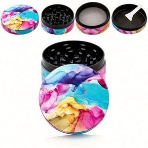 UV Printing Custom Logo Colorful Zinc Alloy <b>Herb</b> <b>Grinder</b> Creative Manual Tobacco <b>Grinder</b> Crusher - Product Image 4
