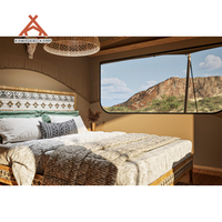 Tente de glamping de luxe Kawagebo Kamp (KK) pour 1-2 personnes, en PVDF imperméable, avec salle de bain, pour hôtels et lodges en plein air