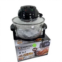 Four à convection et friteuse à air 1400W grande capacité avec fenêtre en verre, pour frites - Vente en gros tout-en-un transfrontalier