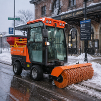 Machine de déneigement et de balayage 4x4 tout-terrain, moteur V-Twin 739cc 25HP, homologuée EPA, à essence, avec direction assistée électrique