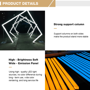 Đám cưới trắng LED ánh sáng trang trí hiện đại lối đi Hiển thị đường hướng dẫn lối đi trụ cột cho trang trí sân khấu - Product Image 3