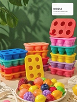 Moule à sucettes glacées en silicone personnalisé en forme de fruits pour la production de glaces, la fabrication en série et les besoins de production de friandises glacées à haut volume