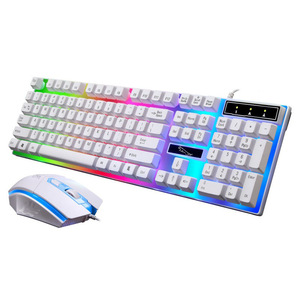 Nuevo Set de Teclado y Ratón Mecánico USB con Cable G21B, Iluminado, para Juegos, Compatible con PC, para Comercio Transfronterizo - Product Image 4