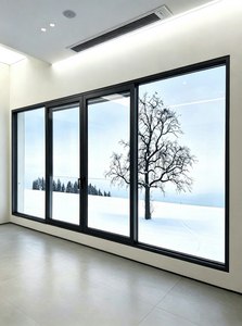 Ventanas Corredizas Modernas Personalizadas DEEZON, Doble Vidrio Templado, Aleación de Aluminio, Exterior Silencioso, Acero Inoxidable, para Apartamentos y Villas - Product Image 2