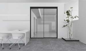 <span class=keywords><strong>Porte</strong></span> coulissante vitrée double rail robuste pour villa et commerce, avec moustiquaire, conforme aux normes australiennes - Product Image 4