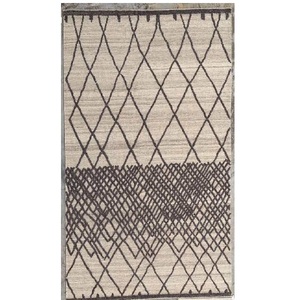 Alfombra Marroquí de Lana Suave Anudada a Mano, Alfombra Decorativa Hecha a Mano para Dormitorio, Sala de Estar, Recepción de Hotel y Espacios de Oficina - Product Image 1