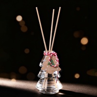 Coffret cadeau d'aromathérapie de Noël de luxe, ensemble de bougies parfumées, parfum d'ambiance pour la maison, souvenir décoratif