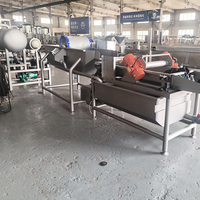 YOUBAN Automatische Vortex Wasmachine Commerciële Groente Fruit Zeevruchtenwasser voor Voedingsmiddelenfabriek Kantine Verwerkingslijn