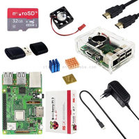 Pour Raspberry Pi 3 d'origine modèle B Plus 1G RAM 1.4GHz Quad-core 64 bits CPU intégré WiFi Blue Tooth Raspberry Pi 3B + Kit