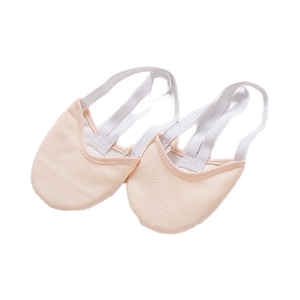 Chaussures <span class=keywords><strong>de</strong></span> danse <span class=keywords><strong>de</strong></span> gymnastique pour femmes, dessus en microfibre, semelle extérieure en cuir <span class=keywords><strong>de</strong></span> vachette, bout plein, avec demi-semelle tournante - Product Image 4