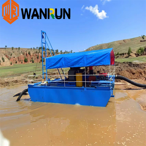 강 모래 준설선 준설기 금 채굴 준설선 보트 제트 흡입 준설선 금 채굴 기계 - Product Image 5