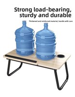 Table d'appoint moderne pliable et réglable pour ordinateur portable, table inclinable pour lit, table d'étude portable peu encombrante pour la maison, le dortoir et les enfants