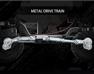 MJX H12Y 1/12 Scale 12km/h <strong>Remote</strong> Control Off-road Truck with Brushless Motor Metal Accessories USB Cable &amp; Charger 2 Channels - Product Image 6