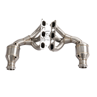 Header Manifold Knalpot High Flow 200CELL untuk Porsche 911 991.1 GT3 3.8L 4.0L Desain Equal Length dari Baja Tahan Karat 304, Upgrade