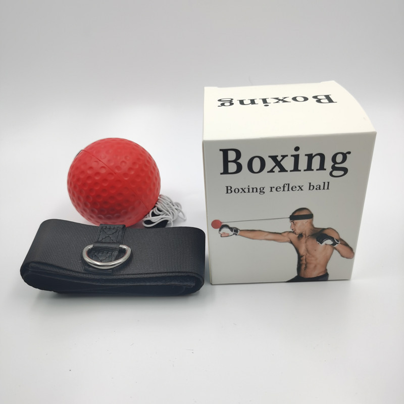 Детская повязка на голову для бокса, двусторонняя подставка для тенниса, платформа для тренировки реакции, мяч для бокса