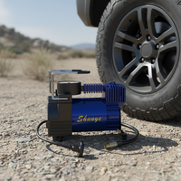 Compresseur d'air portable monocylindre AC 110/220V pour voiture, gonfleur de pneus à gonflage rapide, pompe à air pour usage d'urgence, Nouveauté 2026
