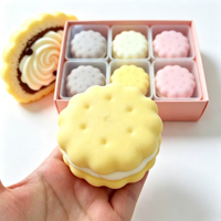 Kue Lilin Inovatif, Kue Mentega Clover Renyah, Mainan Tanah Liat Kenyal Berbunyi Renyah, Mainan Pereda Kecemasan dan Stres