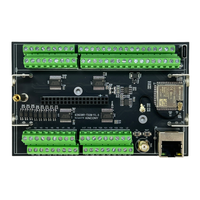 F16 Ganti KC868-E16S 16A ESP32 Din Rail Relay Module Board dengan Wi-Fi Ethernet RS485 untuk Android Home Assistant Tasmota Garage