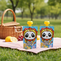 Op maat gemaakte gravure bedrukte, voedselveilige, gelamineerde staande pouches met vochtbestendige uitgiettuit voor het bewaren van gelei & fruitsap