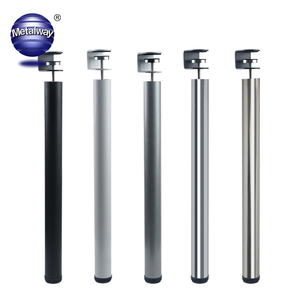 Kẹp chân bàn bán buôn hiện đại thanh văn phòng bàn gang thép Cà phê ăn kim loại F có thể điều chỉnh chân bàn kẹp cho bàn - Product Image 2