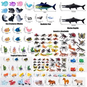 Figuras de Insectos Realistas en Miniatura: Escarabajo, Mariquita, Araña, Escorpión, Centípedo, Mariposa, Gafáton, Mantis, Animal Marino, Vehículo - Product Image 2