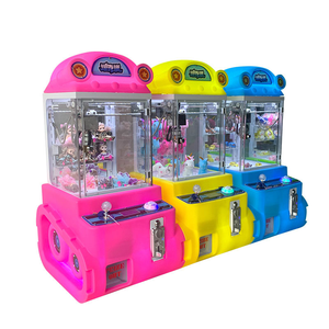 Piccolo metallo artiglio gru macchina bambino <span class=keywords><strong>orso</strong></span> Mini Vending gioco con accettore di fattura 1 anno di garanzia per il centro commerciale di piccole bambole giocattoli - Product Image 3