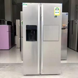 ตู้เย็นสองประตู J 550L พร้อมช่องแช่แข็ง เครื่องทำน้ำแข็งอัจฉริยะสำหรับใช้ในบ้าน หอพัก และเชิงพาณิชย์ แบบเคียงข้างกัน - Product Image 1