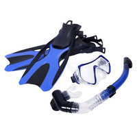 Équipement de plongée sous-marine en silicone personnalisé OEM masque de plongée avec palmes de plongée ensemble de tuba
