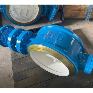 Butterfly Valve D943Y 100I DN500 High Pressure Hard <b>Seal</b> For High Temperature Applications - Product Image 1