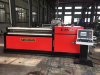 Machine à cintrer les plaques à quatre rouleaux W12-12X2000