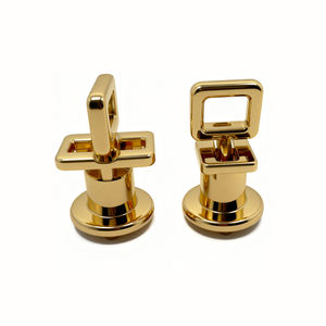 Changqin DL6758 Style commun partie métallique accessoire <span class=keywords><strong>de</strong></span> mode délicat Nickel <span class=keywords><strong>Euro</strong></span> Style sac à main et sac à main tourner serrure - Product Image 5