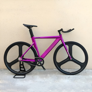 จักรยานเสือหมอบแบบฟิกซ์เกียร์ สามสปีด รุ่น Three Knife Speed Race Fly พร้อมเบรกแบบดับเบิ้ลวี โครงอะลูมิเนียม ล้อแมกนีเซียมอัลลอยขนาด 26 นิ้ว 14/16/18 สปีด ขนาด 52 ซม. - Product Image 6